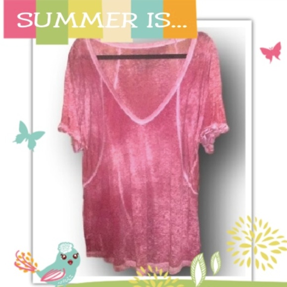 Free People 'Free Falling' V-Neck Tee - Picture 1 of 5